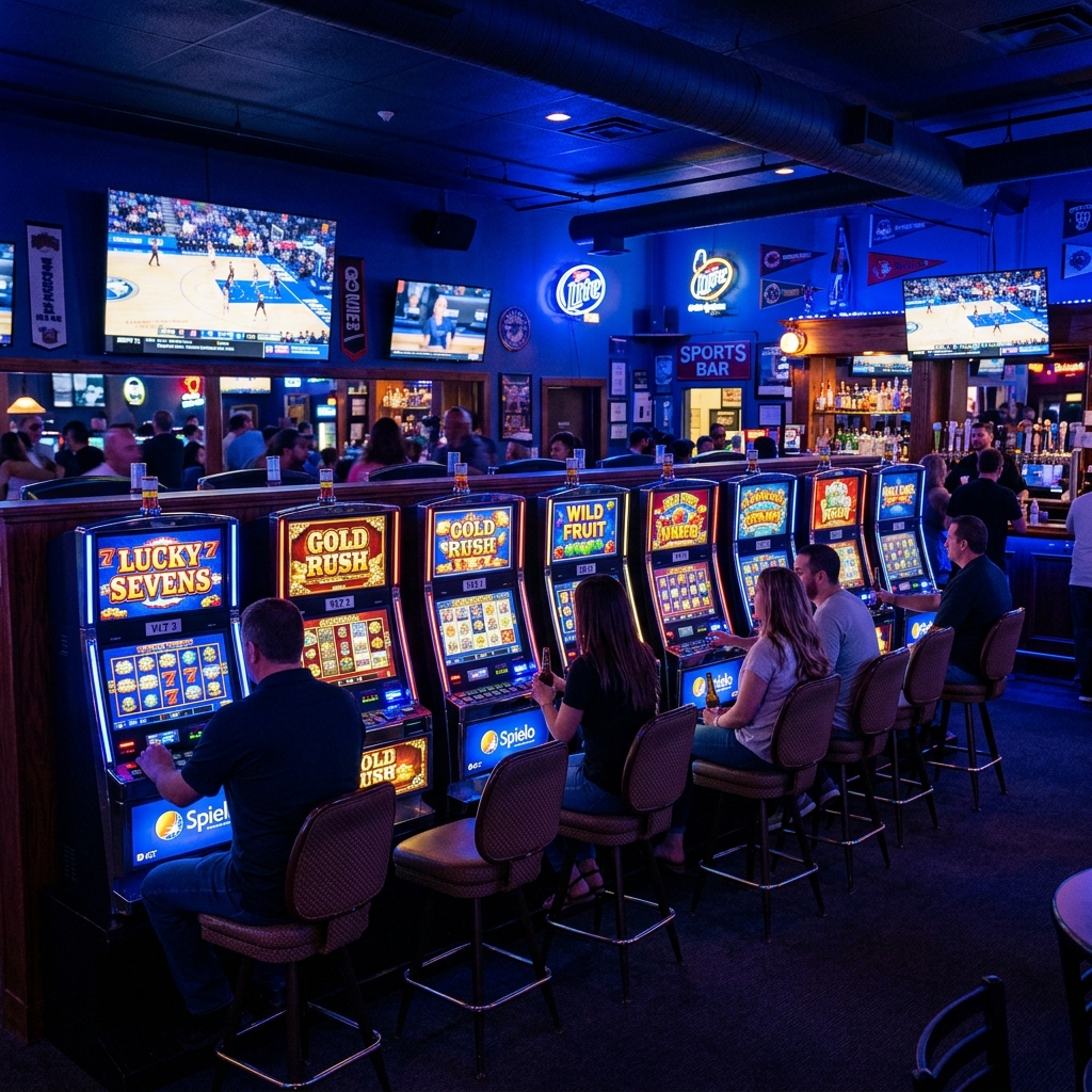 Lucky Lounge VLT gaming cabinets